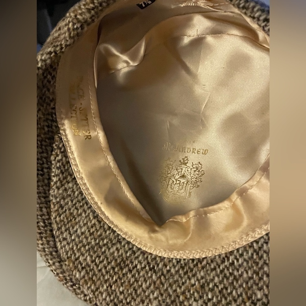 Kevin McAndrews Tweed Wool Cap, Peaky Blinders Hat, 7 1/8​​​​​​​​​​​​​ - Picture 7 of 11